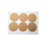 Lilys Bardak Altlığı Mantar Yuvarlak İnce 6 Adet (Çap 9cm)(Kalınlık 3mm)