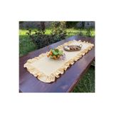 LILYUM Fırfırlı Pamuk Polyester Runner 40x110 Cm