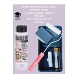 Lilyum Selfy Decor 500 Cc (750 GR) Kendinden Vernikli Akrilik Dolap Boyama Seti Zımpara