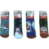 Lilyy Baby & Kids Socks Lilyy 6 Çift Havlu Yılbaşı Çorabı - 7 - 8 Yaş - Renkli