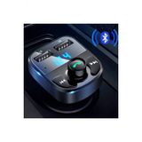 Lım-Sa Car X8 Arac Fm Transmitter 5.0 Bluetooth Arac Kiti Usb Mp3 Sd Kart Cakmaklik Girisli Oto Muzik Calar
