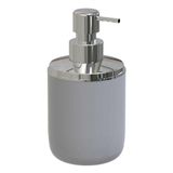 Lima XL Sıvı Sabunluk, Gri ve Krom, Plastik, 800 ml, Pompalı, 10x8.5x15 cm