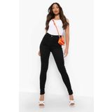 LİMABEL Rose X Siyah Solmaz Skinny Jean Kadın Yüksek Bel Power Likra Toparlayıcı