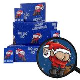 LimaLima Noel Ambalaj Kağıdı Çarşafları + Hediye Etiketleri (2 Paket) Komik Kaba Noel Baba Erkekler ve Kadınlar için Ay Desenli