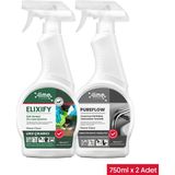 Lime Cleaner Elixify Ultra Güçlü Sıvı Leke Çıkarıcı & Pureflow Banyo Armatür Temizleyici 2'li Paket Avantajlı Paket - 15 cm