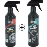 Lime Cleaner Konsantre Jant Temizleyici + Lastik Parlatıcı (500 Ml) - Tek Ebat