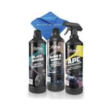 Lime Cleaner Lastik Parlatıcı, Torpido Temizleyici ve Koruyucu, Çok Amaçlı Genel Temizleyici 3'lü Avantajlı Set Paket