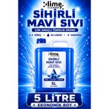Lime Cleaner Sihirli Mavi Sıvı 5L | Çok Amaçlı Temizlik Ürünü | Kireç ve Sararma Temizleyici