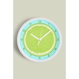 Lime Modern Tasarım Duvar Saati - 30cm - Önü Camlı Beyaz Kasa - Sessiz Mekanizma, JH0336S30BKP