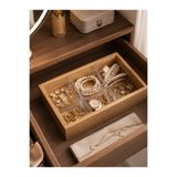 Limeks Home Bambu Ahşap 6 Bölmeli Çok Amaçlı Organizer Kutu