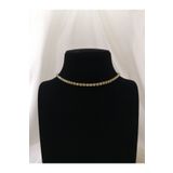 Limezon Zirkon Taşlı Su Yolu Choker Kolye