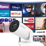 Limimart 5G WiFi Projektör, 4K Destek, 130 '' Ekranlı 5.0 Bluetooth Hoparlör, Otomatik Keystone Düzeltme, Android/iOS/Windows/TV Stick/HDMI/USB/Ses 3.5 ile Uyumlu