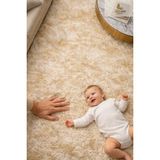 Limino Leke Tutmaz Krem Shaggy Yolluk Halı Kaymaz Tabanlı Yumuşak Peluş Salon Mutfak Banyo Bebek Çocuk Odası Halısı - 150 x 265 cm