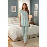 Limissi Kadın Pijama Takım 23404 Yeşil