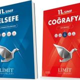 Limit 11. Sınıf Felsefe + Coğrafya Soru Bankası Seti 2 Kitap 2023