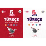 Limit 2025 5. Sınıf Türkçe Konu Anlatım + Soru Bankası Seti 2 Kitap Güncel Müfredat