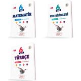 Limit 2026 6. Sınıf Matematik + Türkçe + Fen Soru Bankası Seti 3 Kitap Güncel Müfredat