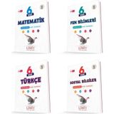 Limit 2026 6. Sınıf Matematik + Türkçe + Fen + Sosyal Soru Bankası Seti 4 Kitap Güncel Müfredat