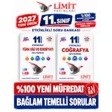 Limit 2027 11.Sınıf Edebiyat-Coğrafya 2 Kitap %100 YENİ MÜFREDAT Etkinlikli Soru Bankası Set(Yeni Ürün)