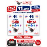 Limit 2027 11.Sınıf Fizik-Kimya 2 Kitap %100 YENİ MÜFREDAT Etkinlikli Soru Bankası Set+Kronometre(Yeni Ürün)