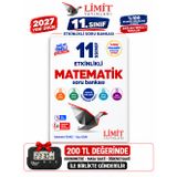 Limit 2027 11.Sınıf MATEMATİK %100 YENİ MÜFREDAT Etkinlikli Soru Bankası Krıonometre(Yeni Ürün)