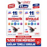 Limit 2027 11.Sınıf Matematik-Biyoloji 2 Kitap %100 YENİ MÜFREDAT Etkinlikli Soru Bankası Set(Yeni Ürün)