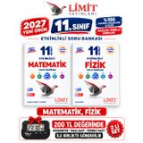 Limit 2027 11.Sınıf Matematik-Fizik 2 Kitap %100 YENİ MÜFREDAT Etkinlikli Soru Bankası Set+Kronometre(Yeni Ürün)