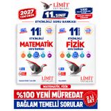 Limit 2027 11.Sınıf Matematik-Fizik 2 Kitap %100 YENİ MÜFREDAT Etkinlikli Soru Bankası Set(Yeni Ürün)