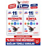 Limit 2027 11.Sınıf Matematik-Kimya 2 Kitap %100 YENİ MÜFREDAT Etkinlikli Soru Bankası Set(Yeni Ürün)