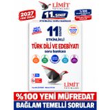 Limit 2027 11.Sınıf TÜRK DİLİ EDEBİYATI %100 YENİ MÜFREDAT Etkinlikli Soru Bankası (Yeni Ürün)