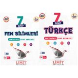 Limit 2027 7. Sınıf Fen Bilimleri + Türkçe Soru Bankası Seti 2 Kitap Maarif Model