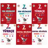 Limit 2027 7. Sınıf Fen Bilimleri + Türkçe + Sosyal Bilgiler Konu Anlatım Föyleri + Soru Bankası Seti 6 Kitap Maarif Mod