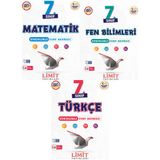 Limit 2027 7. Sınıf Matematik + Fen Bilimleri + Türkçe Soru Bankası Seti 3 Kitap Maarif Model