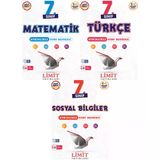 Limit 2027 7. Sınıf Matematik + Türkçe + Sosyal Bilgiler Soru Bankası Seti 3 Kitap Maarif Model