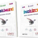 Limit 8. Sınıf Fen Bilimleri + İngilizce Konu Föyleri Seti 2 Kitap 2023