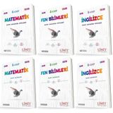 Limit 8. Sınıf Matematik + Fen + İngilizce Konu Föyleri + Soru Seti 6 Kitap 2023