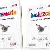 Limit 8. Sınıf Matematik + İngilizce Konu Föyleri Seti 2 Kitap 2023