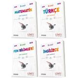 Limit 8. Sınıf Matematik + Türkçe + Fen + İngilizce Soru Seti 4 Kitap