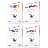 Limit 8. Sınıf Türkçe + Fen + İnkılap + İngilizce Soru Seti 4 Kitap