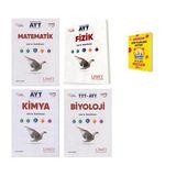 Limit AYT Matematik Fizik Kimya ve Biyoloji Soru Bankası 4lü Set + Planlama Defteri