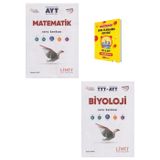 Limit AYT Matematik ve Biyoloji Soru Bankası + Planlama Defteri