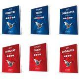 Limit Kurumsal Ayt Edebiyat + Tarih + Coğrafya Konu Anlatım Föyleri + Soru Seti 6 Kitap