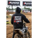Limit Tanımayan MotoCross Tutkunlarına Özel 2TEKER 1MOTOR LİMİT YOK! Oversize Premium Unisex Hoodie renkli L