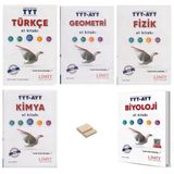 Limit TYT AYT Türkçe Geometri Fizik Kimya ve Biyoloji El Kitabı 5li Set + Telefon Standı