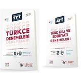 Limit Tyt Türkçe + Ayt Edebiyat Deneme Seti 2 Kitap 2024