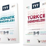Limit Tyt Türkçe + Matematik Deneme Seti 2 Kitap 2024