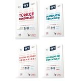 Limit Tyt Türkçe + Matematik + Sosyal + Fen Deneme Seti 4 Kitap 2024