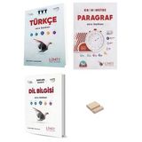 Limit TYT Türkçe Paragraf ve Dil Bilgisi Soru Bankası 3lü Set + Telefon Standı