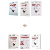 Limit TYT Türkçe Tarih Coğrafya Felsefe Paragraf ve Dil Bilgisi Soru Bankası 6lı Set +Telefon Standı
