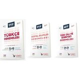 Limit Tyt Türkçe + Tyt Sosyal + Ayt Edebiyat Deneme Seti 3 Kitap